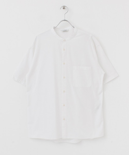 URBAN RESEARCH DOORS（アーバンリサーチドアーズ）の「コンフォートバンドカラーシャツ（シャツ/ブラウス・メンズ・ホワイト/ブラック/グリーン/オレンジ系その他・38/40）」の17枚目の写真