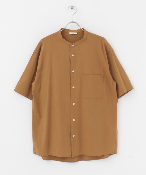 URBAN RESEARCH DOORS（アーバンリサーチドアーズ）の「コンフォートバンドカラーシャツ（シャツ/ブラウス・メンズ・ホワイト/ブラック/グリーン/オレンジ系その他・38/40）」の8枚目の写真