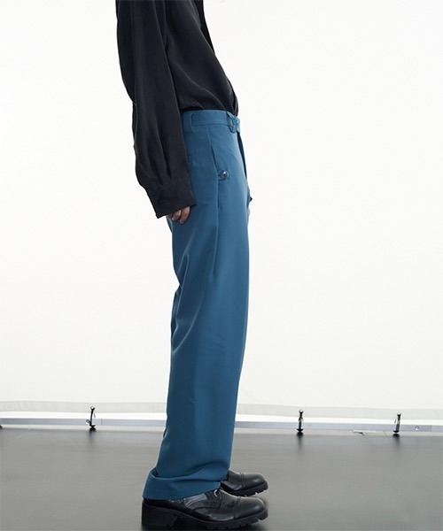WESTBOY(ウエストボーイ)の「【PRE PREWORKS】Belted Wide Relax Slacks PR21S12PT(スラックス・メンズ・ブラック/ブラウン/ブルー・S/M/L)」の18枚目の写真