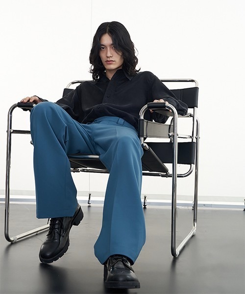 WESTBOY(ウエストボーイ)の「【PRE PREWORKS】Belted Wide Relax Slacks PR21S12PT(スラックス・メンズ・ブラック/ブラウン/ブルー・S/M/L)」の19枚目の写真