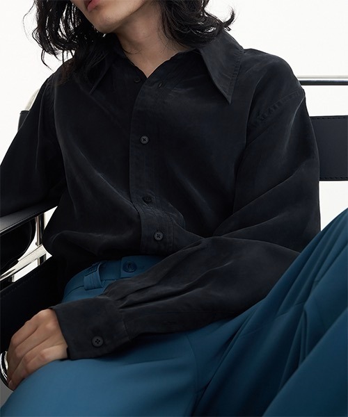 WESTBOY(ウエストボーイ)の「【PRE PREWORKS】Belted Wide Relax Slacks PR21S12PT(スラックス・メンズ・ブラック/ブラウン/ブルー・S/M/L)」の20枚目の写真