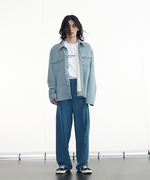 WESTBOY(ウエストボーイ)の「【PRE PREWORKS】Belted Wide Relax Slacks PR21S12PT(スラックス・メンズ・ブラック/ブラウン/ブルー・S/M/L)」の21枚目の写真