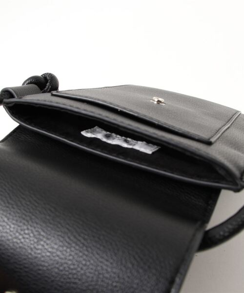 JUNRED（ジュンレッド）の「シンセティックレザーミニバック（ショルダーバッグ・メンズ・ブラック/グレー・FREE）」の10枚目の写真