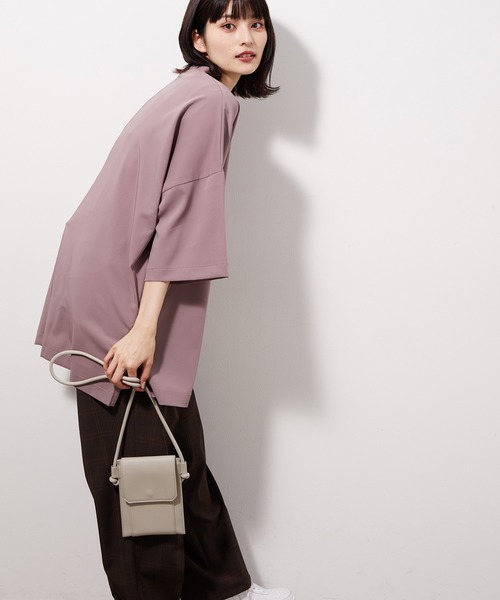 JUNRED（ジュンレッド）の「シンセティックレザーミニバック（ショルダーバッグ・メンズ・ブラック/グレー・FREE）」の4枚目の写真