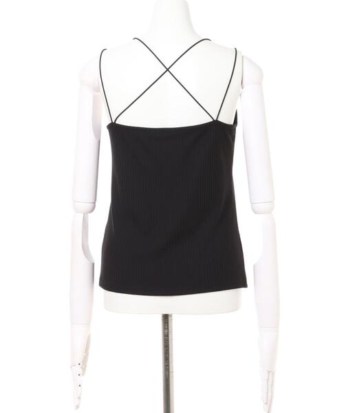 MLI'A（エムリア）の「パット付／キャミソール（キャミソール・レディース・アイボリー/ブラウン/ブラック・M）」の6枚目の写真