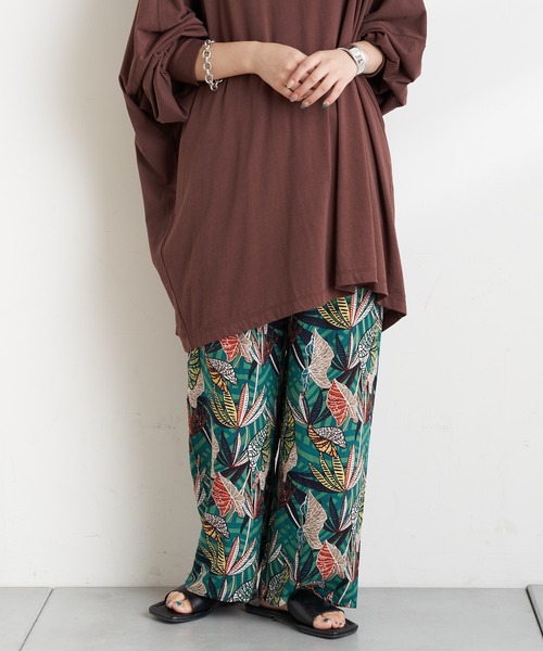 CIAOPANIC TYPY（チャオパニックティピー）の「アフリカンバティック柄イージーパンツ（その他パンツ・レディース・ブラウン/グリーン/イエロー・ONE SIZE）」の15枚目の写真