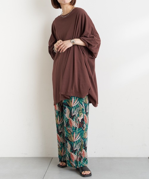 CIAOPANIC TYPY（チャオパニックティピー）の「アフリカンバティック柄イージーパンツ（その他パンツ・レディース・ブラウン/グリーン/イエロー・ONE SIZE）」の18枚目の写真