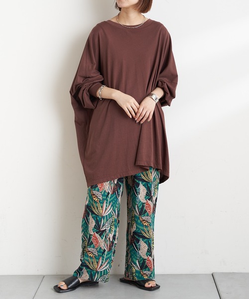 CIAOPANIC TYPY（チャオパニックティピー）の「アフリカンバティック柄イージーパンツ（その他パンツ・レディース・ブラウン/グリーン/イエロー・ONE SIZE）」の17枚目の写真