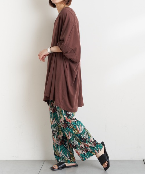 CIAOPANIC TYPY（チャオパニックティピー）の「アフリカンバティック柄イージーパンツ（その他パンツ・レディース・ブラウン/グリーン/イエロー・ONE SIZE）」の19枚目の写真