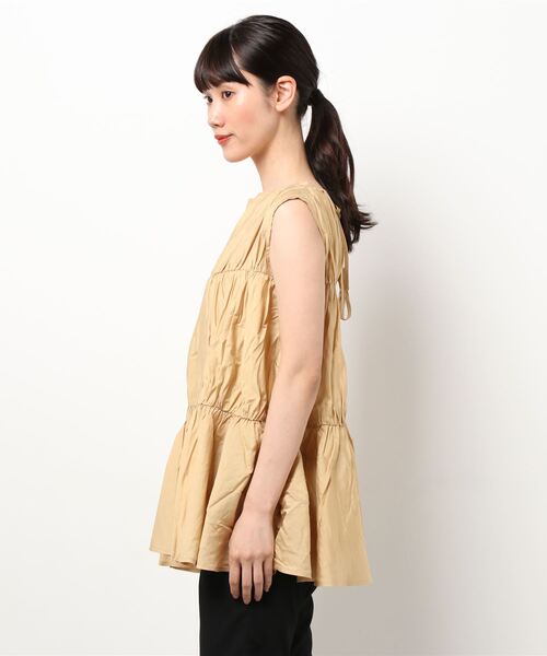 KOBE LETTUCE(コウベレタス)の「シアーティアードトップス(シャツ/ブラウス・レディース・ブラック/ミント/ホワイト系その他/イエロー系その他・FREE)」の5枚目の写真