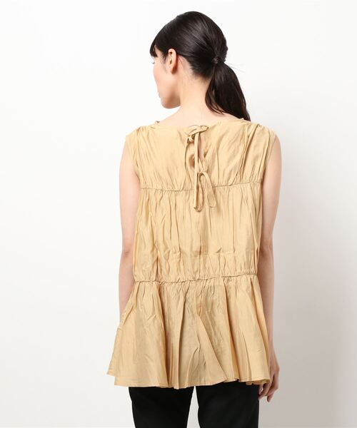 KOBE LETTUCE(コウベレタス)の「シアーティアードトップス(シャツ/ブラウス・レディース・ブラック/ミント/ホワイト系その他/イエロー系その他・FREE)」の6枚目の写真