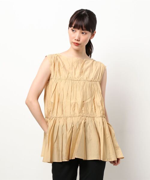 KOBE LETTUCE(コウベレタス)の「シアーティアードトップス(シャツ/ブラウス・レディース・ブラック/ミント/ホワイト系その他/イエロー系その他・FREE)」の10枚目の写真