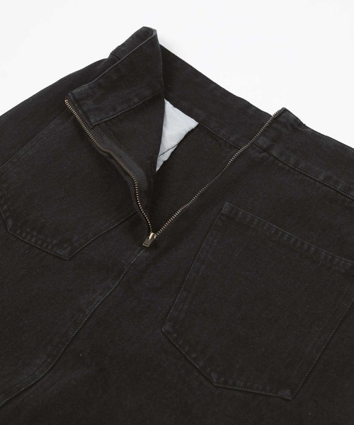 UR'S(ユアーズ)の「デニムタイトスカート(デニムスカート・レディース・ホワイト/ブラック・S/M/L)」の4枚目の写真