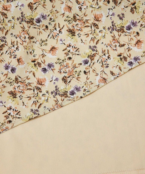 ROPE' PICNIC（ロペピクニック）の「【リンクコーデ】花柄スカート（スカート・レディース・ベージュ/グレー/ブラック・38/40）」の7枚目の写真