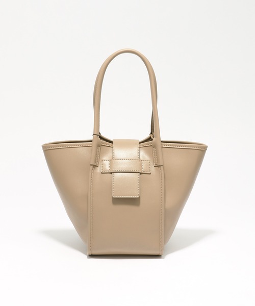 LAKOLE(ラコレ)の「ベルテッドトートバッグ / 215171(トートバッグ・レディース・オフホワイト/ブラック/ベージュ・FREE)」の1枚目の写真