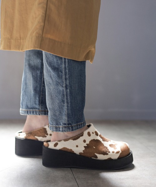 SESTO（セスト）の「厚底プラットフォームサボスリッパサンダル（スリッポン・レディース・ブラック/ブラウン/ベージュ系その他・LL/3L/S/M/L）」の21枚目の写真