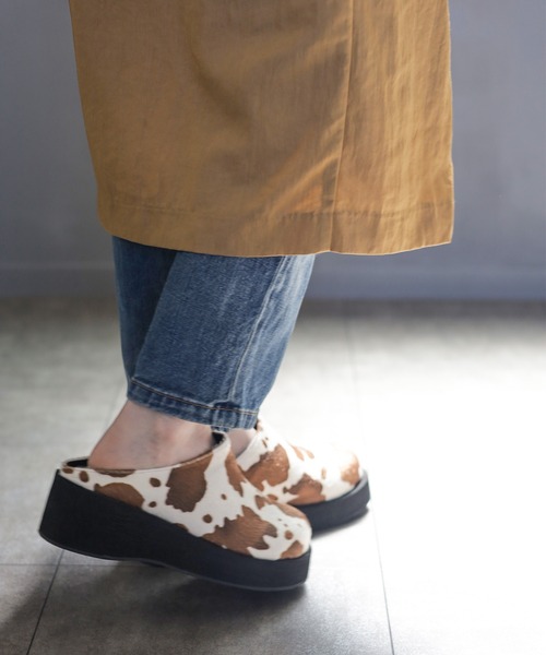 SESTO（セスト）の「厚底プラットフォームサボスリッパサンダル（スリッポン・レディース・ブラック/ブラウン/ベージュ系その他・LL/3L/S/M/L）」の10枚目の写真