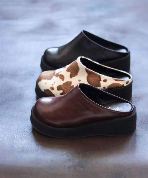 SESTO（セスト）の「厚底プラットフォームサボスリッパサンダル（スリッポン・レディース・ブラック/ブラウン/ベージュ系その他・LL/3L/S/M/L）」の15枚目の写真