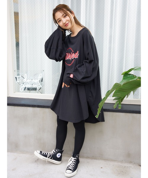 MILKFED.（ミルクフェド）の「VOLUME SLEEVE BIG TOP（Tシャツ/カットソー・レディース・ホワイト/ブラック/ベージュ・ONE SIZE）」の17枚目の写真