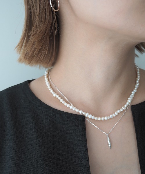Jenny BY IMMANOEL(ジェニーバイイマノエル)の「淡水パールネックレス(ネックレス・レディース・シルバー・FREE)」の5枚目の写真