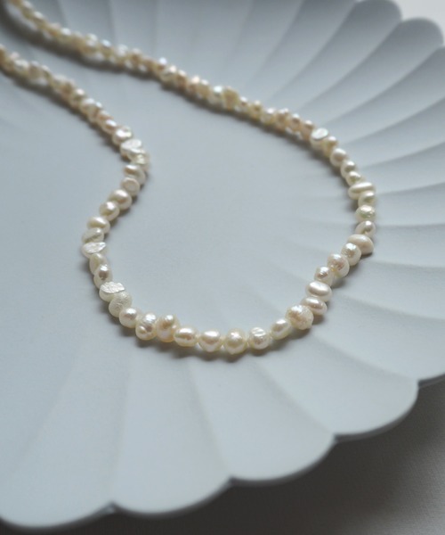 Jenny BY IMMANOEL(ジェニーバイイマノエル)の「淡水パールネックレス(ネックレス・レディース・シルバー・FREE)」の8枚目の写真