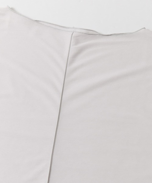 KBF+（ケービーエフプラス）の「KBF+　配色シアーロンTシャツ∴（Tシャツ/カットソー・レディース・ピンク・ONE）」の2枚目の写真