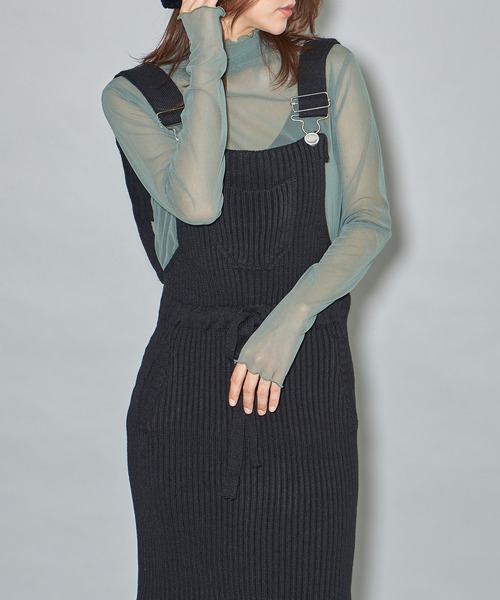 Cookie Chocolate(クッキーチョコレート)の「カラーシースルートップス(シャツ/ブラウス・レディース・カーキ/ブラウン・M)」の10枚目の写真