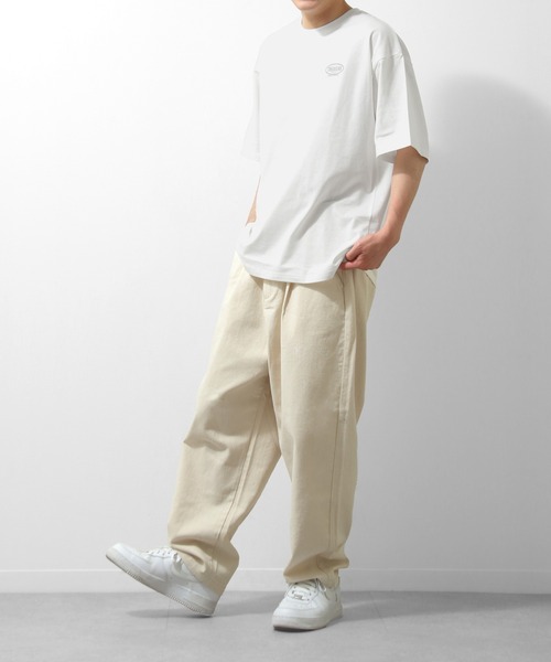 ZIP FIVE（ジップファイブ）の「【loot box】デニム＆カツラギ　バックシャーリング　イージーワイドスケータパンツ（デニムパンツ・メンズ・ブラック/ネイビー/ブラウン/オフホワイト/ブルー・SMALL/MEDIUM/LARGE/X-LARGE）」の20枚目の写真