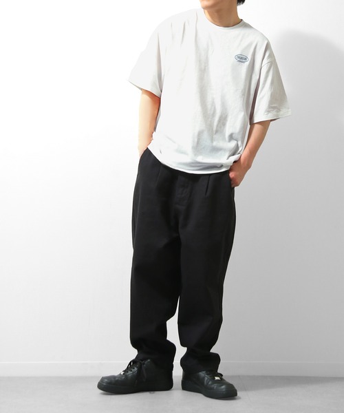 ZIP FIVE（ジップファイブ）の「【loot box】デニム＆カツラギ　バックシャーリング　イージーワイドスケータパンツ（デニムパンツ・メンズ・ブラック/ネイビー/ブラウン/オフホワイト/ブルー・SMALL/MEDIUM/LARGE/X-LARGE）」の11枚目の写真