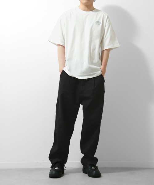 ZIP FIVE（ジップファイブ）の「【loot box】デニム＆カツラギ　バックシャーリング　イージーワイドスケータパンツ（デニムパンツ・メンズ・ブラック/ネイビー/ブラウン/オフホワイト/ブルー・SMALL/MEDIUM/LARGE/X-LARGE）」の8枚目の写真