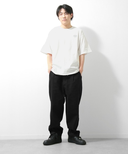 ZIP FIVE（ジップファイブ）の「【loot box】デニム＆カツラギ　バックシャーリング　イージーワイドスケータパンツ（デニムパンツ・メンズ・ブラック/ネイビー/ブラウン/オフホワイト/ブルー・SMALL/MEDIUM/LARGE/X-LARGE）」の9枚目の写真