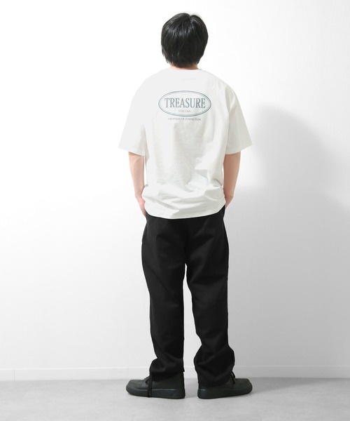 ZIP FIVE（ジップファイブ）の「【loot box】デニム＆カツラギ　バックシャーリング　イージーワイドスケータパンツ（デニムパンツ・メンズ・ブラック/ネイビー/ブラウン/オフホワイト/ブルー・SMALL/MEDIUM/LARGE/X-LARGE）」の15枚目の写真