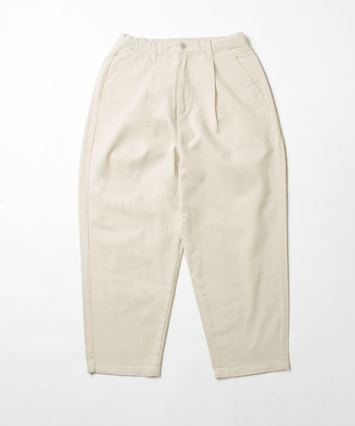 ZIP FIVE（ジップファイブ）の「【loot box】デニム＆カツラギ　バックシャーリング　イージーワイドスケータパンツ（デニムパンツ・メンズ・ブラック/ネイビー/ブラウン/オフホワイト/ブルー・SMALL/MEDIUM/LARGE/X-LARGE）」の7枚目の写真