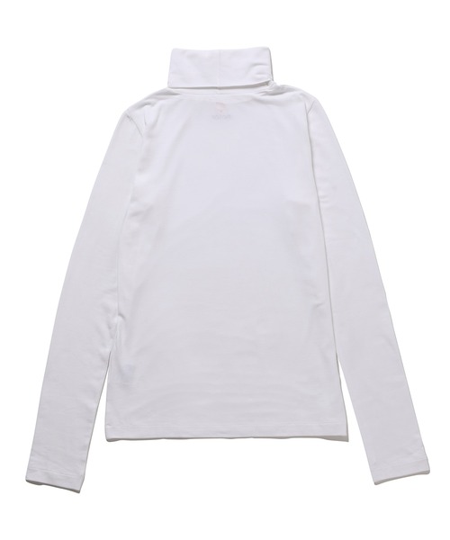 HANES(ヘインズ)の「【Hanes for BIOTOP】TURTLE NECK LONG SLEEVE(Tシャツ/カットソー・レディース・ブラック/ホワイト・M)」の5枚目の写真