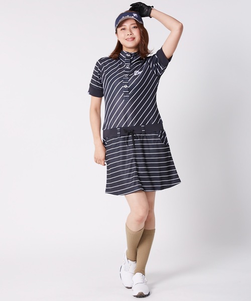 FILA(フィラ)の「【FILA / フィラゴルフ】レディース半袖ワンピース / ゴルフウェア(ワンピース・レディース・レッド/ブラック・MEDIUM/X-LARGE/LARGE)」の15枚目の写真