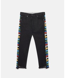 ステラ ロゴ テープ デニム パンツ