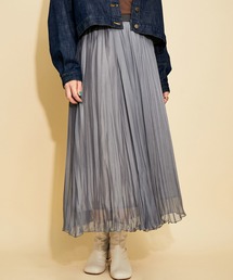 MADEMOISELLE ROPE' | ワッシャー加工ランダムプリーツスカート(スカート)