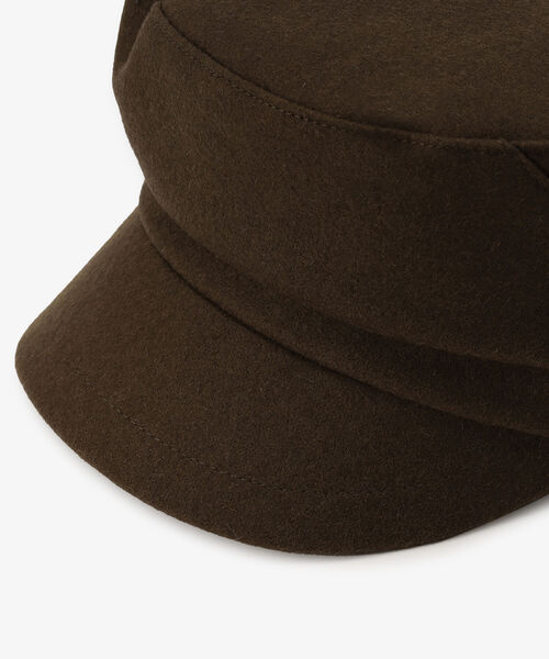 Afternoon Tea(アフタヌーンティー)の「ウール混キャスケット(キャスケット・レディース・ブラウン/ネイビー/ブラック・ONE SIZE)」の4枚目の写真