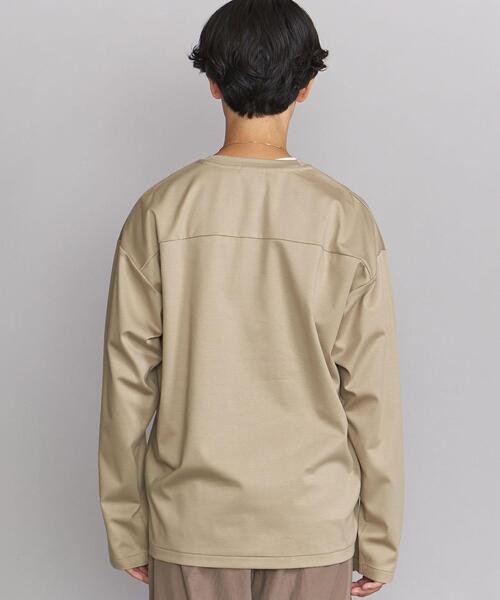 BEAUTY&YOUTH UNITED ARROWS（ビューティーアンドユースユナイテッドアローズ）の「BY サル―ジャ 1POC クルーネック カットソー（Tシャツ/カットソー・メンズ・ホワイト/ベージュ/ネイビー・S/M/L/XL）」の8枚目の写真