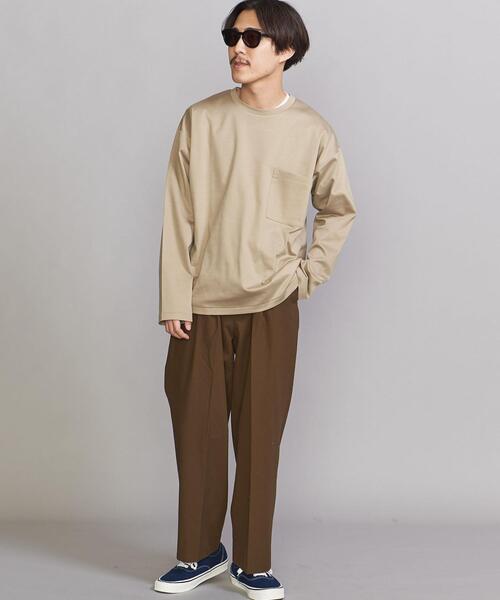 BEAUTY&YOUTH UNITED ARROWS（ビューティーアンドユースユナイテッドアローズ）の「BY サル―ジャ 1POC クルーネック カットソー（Tシャツ/カットソー・メンズ・ホワイト/ベージュ/ネイビー・S/M/L/XL）」の10枚目の写真