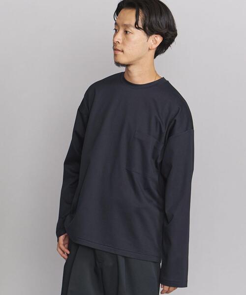 BEAUTY&YOUTH UNITED ARROWS（ビューティーアンドユースユナイテッドアローズ）の「BY サル―ジャ 1POC クルーネック カットソー（Tシャツ/カットソー・メンズ・ホワイト/ベージュ/ネイビー・S/M/L/XL）」の14枚目の写真