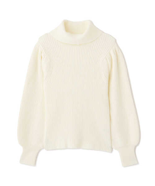 PROPORTION BODY DRESSING（プロポーションボディドレッシング）の「タートルネックボリュームスリーブ / 1211270004（ニット/セーター・レディース・ダークグレー/グレー/ホワイト系その他/ブラウン系その他・MEDIUM/SMALL）」の19枚目の写真