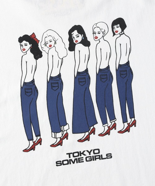 SOMETHING（サムシング）の「【SOMETHING】ロンＴ（Tシャツ/カットソー・レディース・ホワイト・フリー）」の4枚目の写真