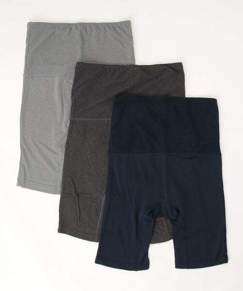 COMMON WARE(コモンウェアー)の「Chevalian:腹巻付きボクサーパンツ(ロングタイプ)3枚セット(ボクサーパンツ・メンズ・マルチ・LL/L/M)」の5枚目の写真