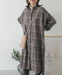 URBAN RESEARCH DOORS | TRチェックシャツワンピース(ワンピース)