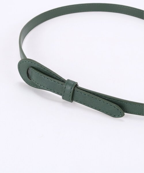 frames RAY CASSIN（フレームスレイカズン）の「片結び細ベルト（ベルト・レディース・ブラック/ベージュ/ブラウン/グリーン・FREE）」の6枚目の写真