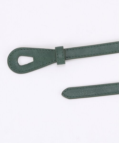frames RAY CASSIN（フレームスレイカズン）の「片結び細ベルト（ベルト・レディース・ブラック/ベージュ/ブラウン/グリーン・FREE）」の7枚目の写真