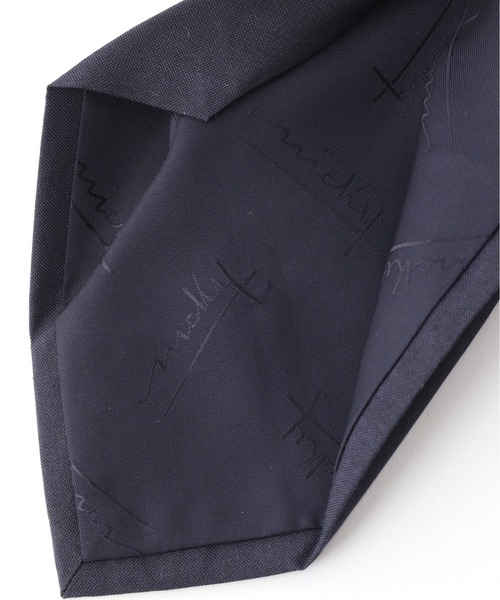 NICKY（ニッキー）の「【nicky / ニッキー】マイクロバスケット/ナロー タイ（ネクタイ・メンズ・チャコールグレー/ブラック/ネイビー/ブラウン・FREE）」の9枚目の写真