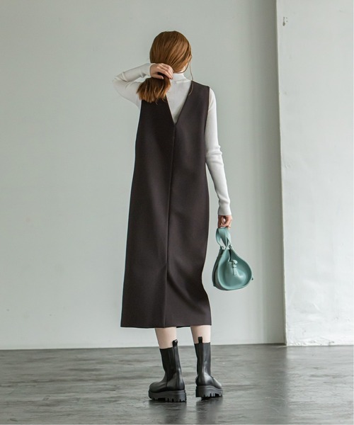 Noble（ノーブル）の「グランピアンズウールカルゼジャンスカ◆（ワンピース・レディース・ダークブラウン・38/36）」の6枚目の写真