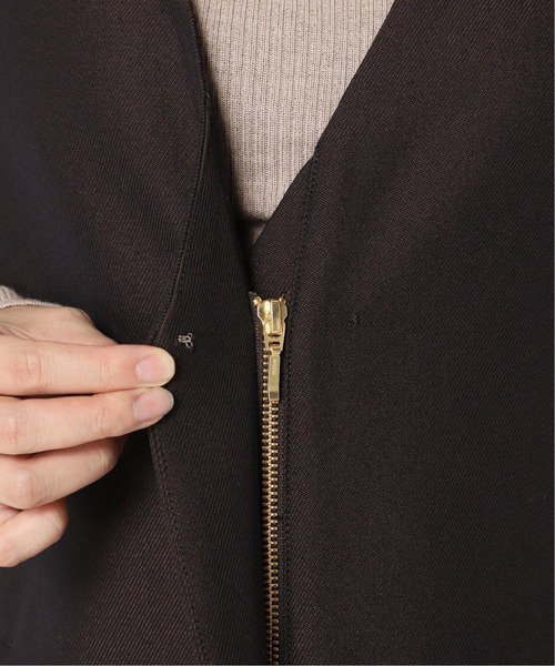 Noble（ノーブル）の「グランピアンズウールカルゼジャンスカ◆（ワンピース・レディース・ダークブラウン・38/36）」の5枚目の写真